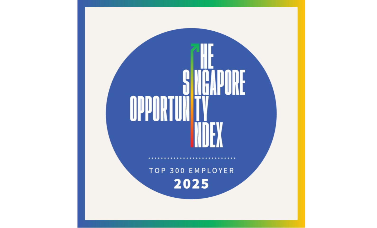 Top 300 Employer Recognition – Singapore Opportunity Index 2025