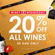 20% Off All Wines