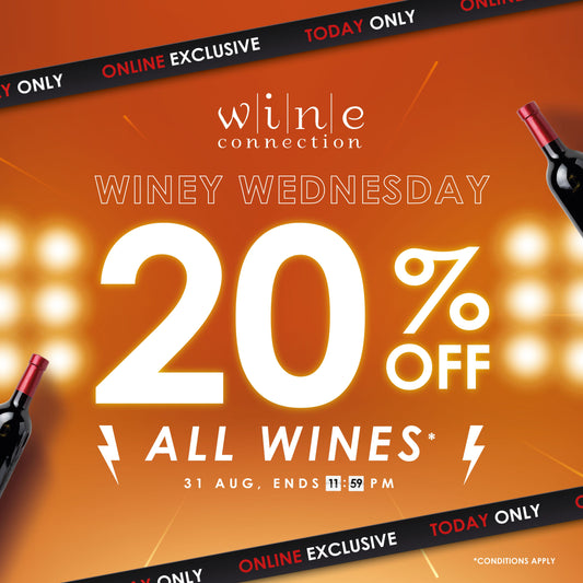 20% OFF REGULAR-PRICED WINES