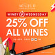 25% Off All Wines