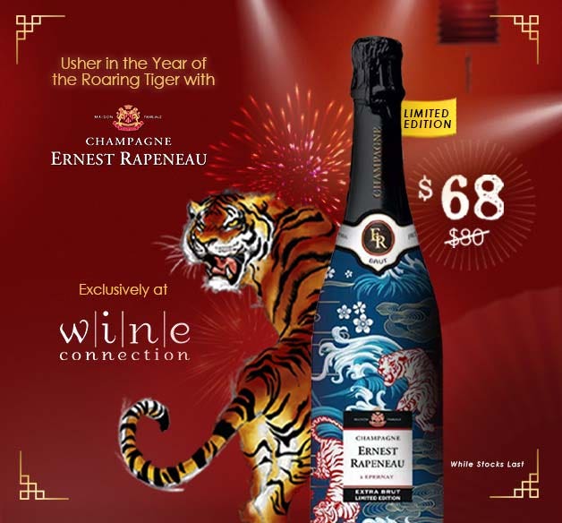 [1-WEEK SPECIAL] ERNEST RAPENEAU - Champagne Extra Brut "Tiger Limited Edition"
