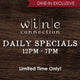 OCTOBER DAILY SPECIALS