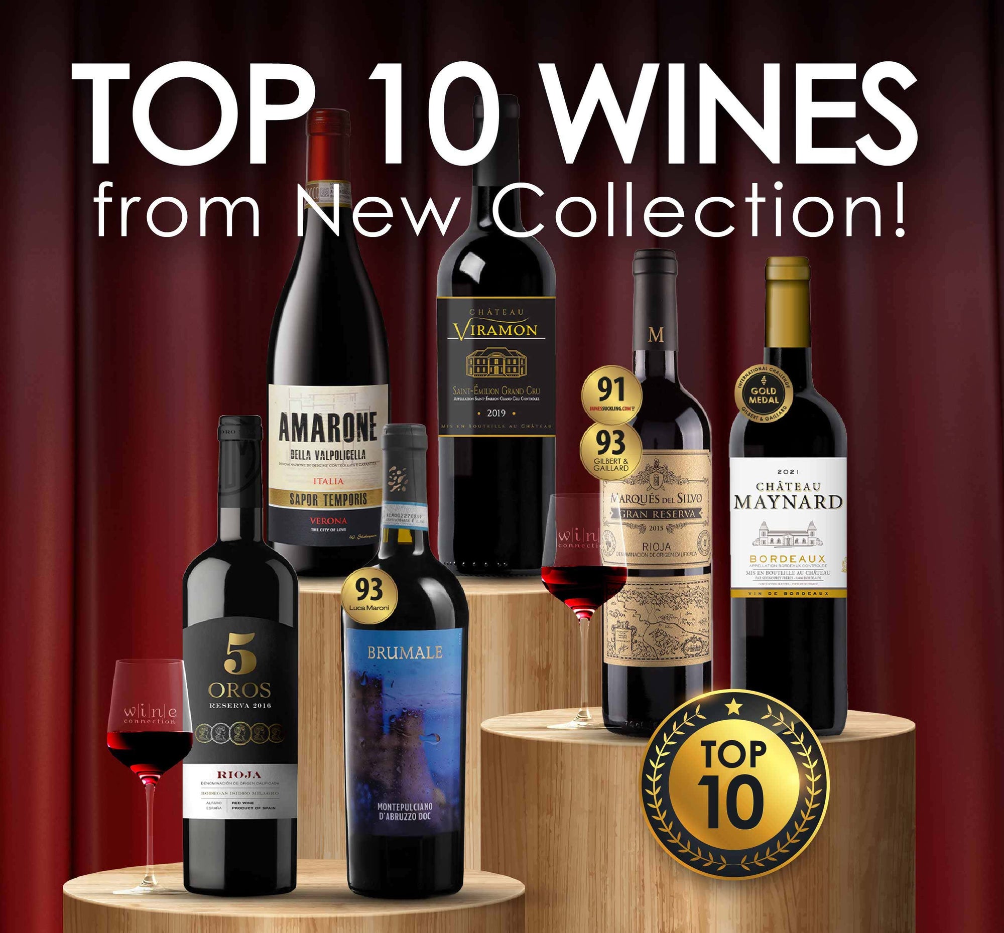 Wine Connection Top 10 Wines - 2023 New Collection Edition