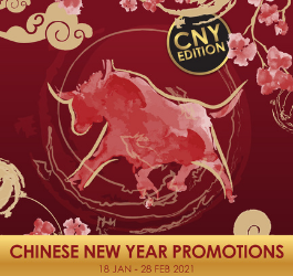 EXCLUSIVE CNY PROMOTIONS + FREE GIFT TO REDEEM