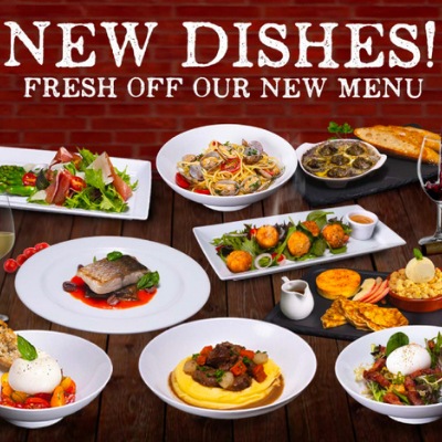 Fresh off our NEW Menu: 2021 Edition