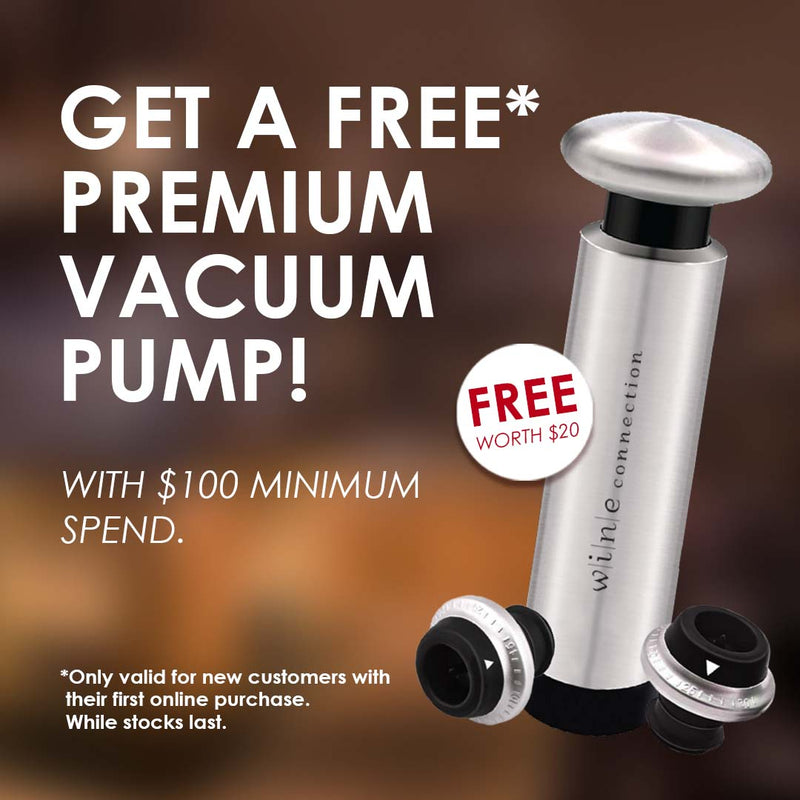 Redeem a FREE* Premium Vacuum Pump (Worth $20)