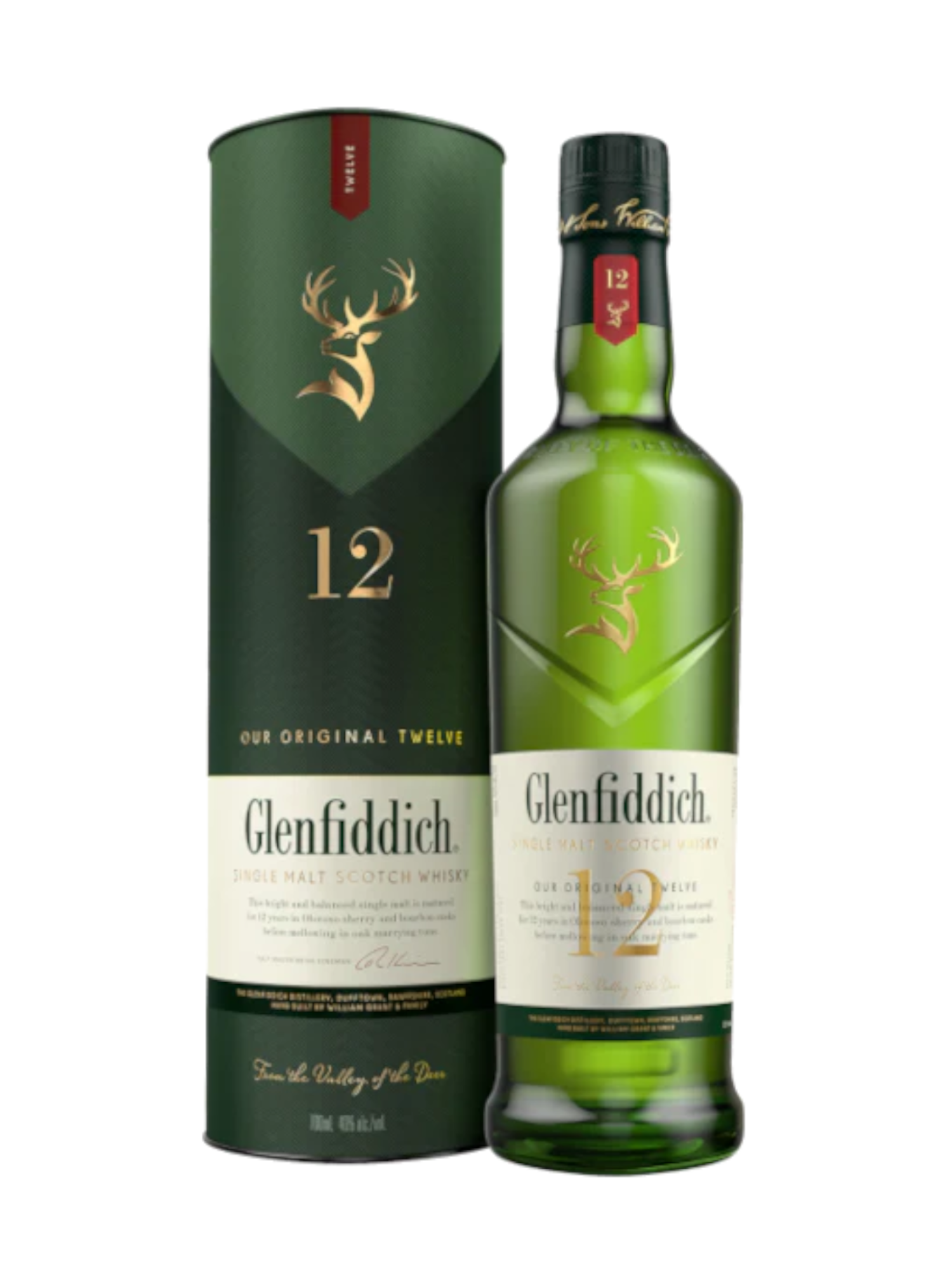 Glenfiddich 12 Years - Single Malt Whisky 70Cl