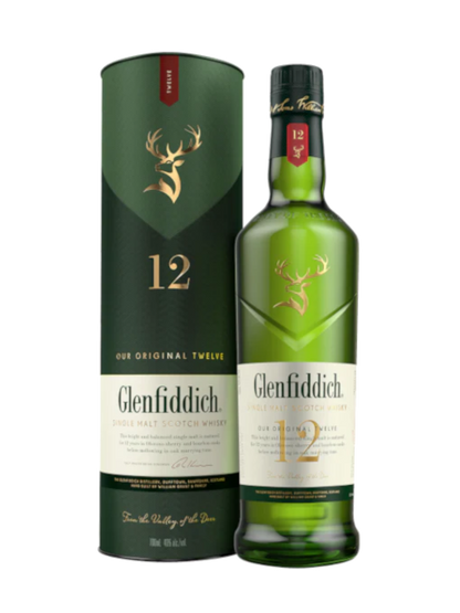 Glenfiddich 12 Years - Single Malt Whisky 70Cl