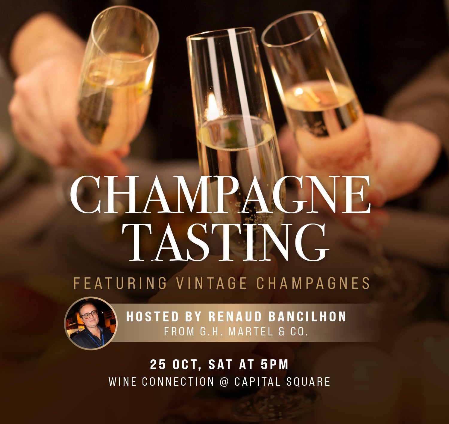 G.H Martel Champagne Tasting 25th October 2025