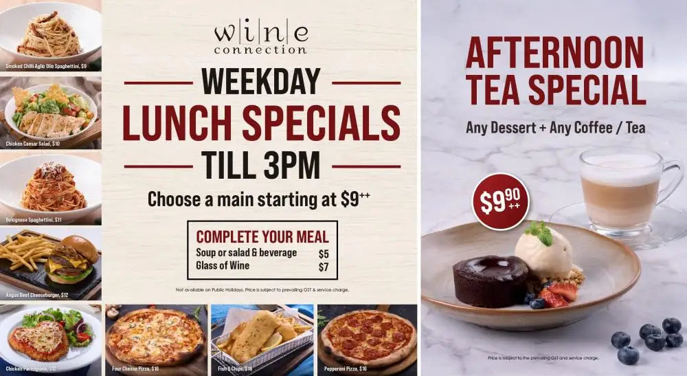 WEEKDAY SPECIALS 