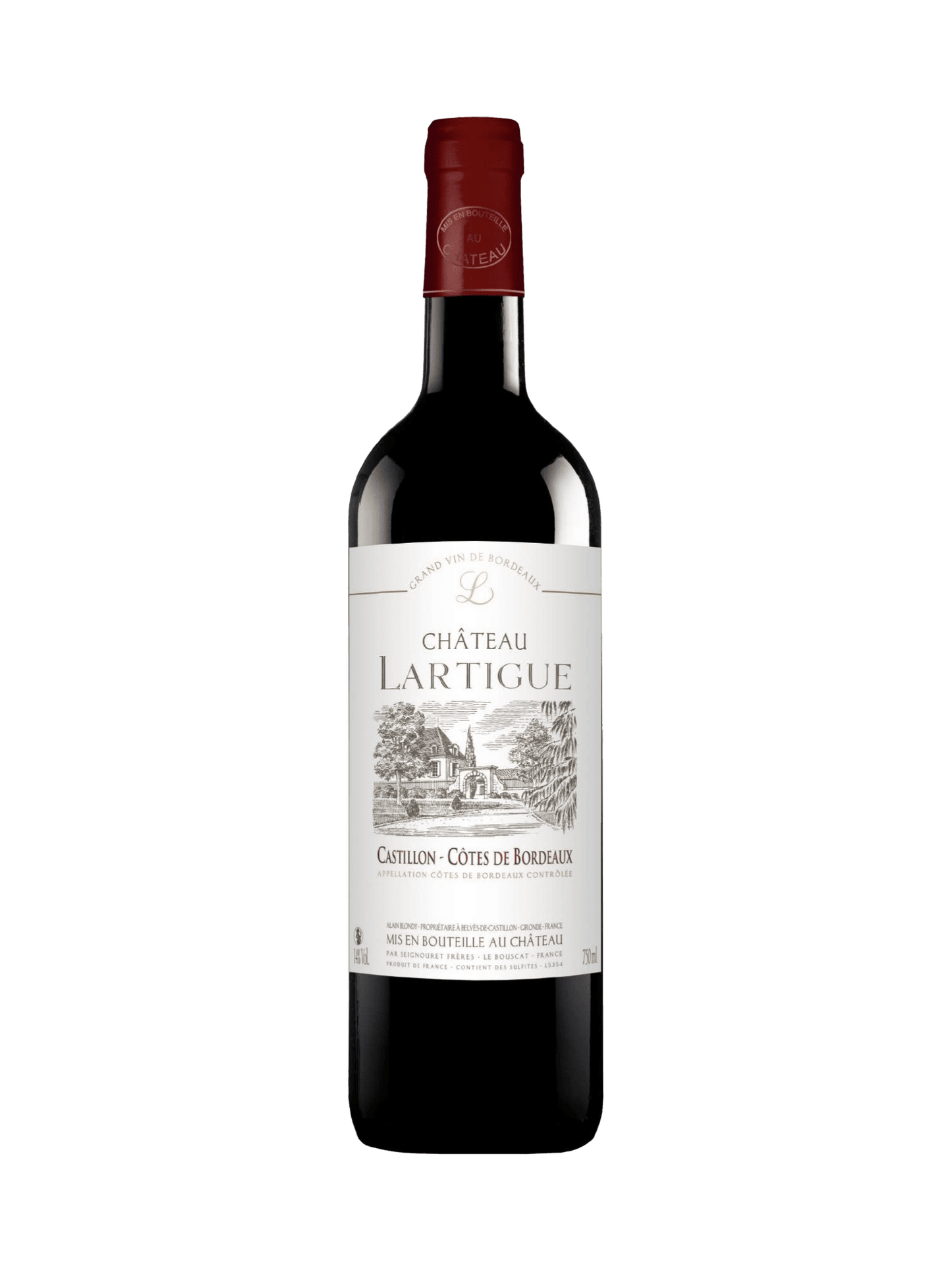 CHÂTEAU LARTIGUE 2022 - Castillon Côtes de Bordeaux - France