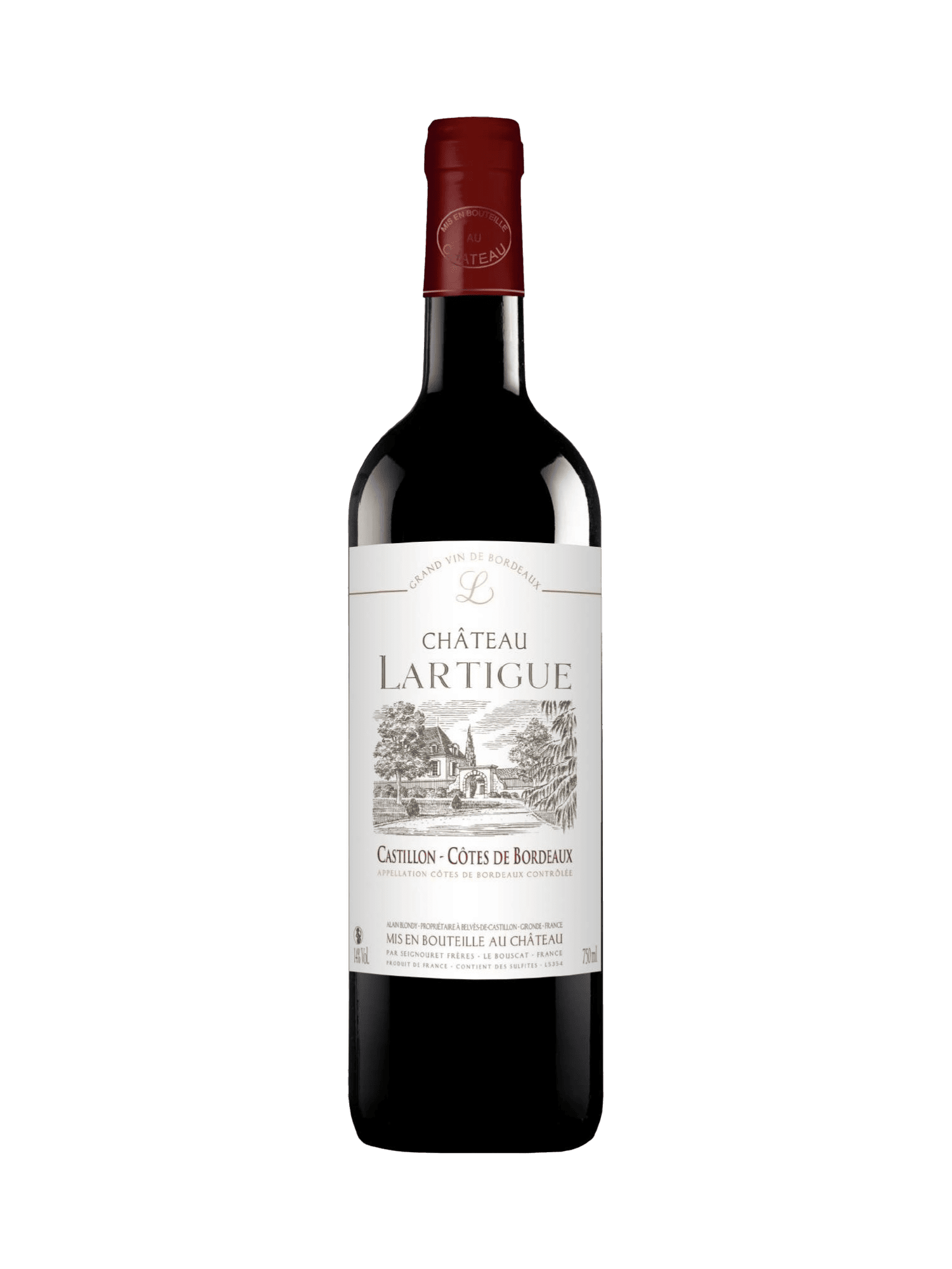 CHÂTEAU LARTIGUE 2022 - Castillon Côtes de Bordeaux - France