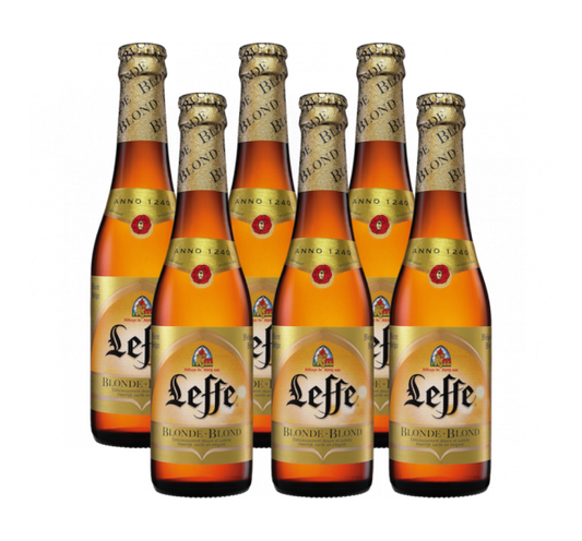 LEFFE - Blonde - Belgian Beer - 6 pack