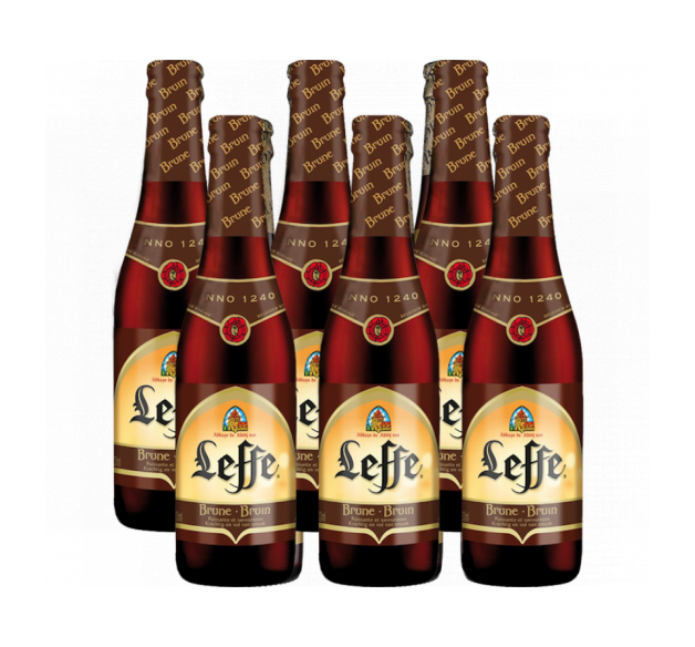 LEFFE - Brune - Belgian Beer - 6 pack