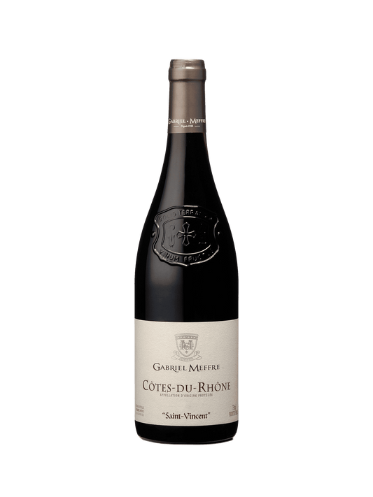GABRIEL MEFFRE "Saint Vincent" 2023 -  Grenache, Syrah, Cinsault - Côtes du Rhône, Rhône Valley - France