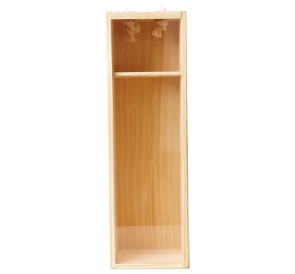 Wooden Gift Box with Rope Handle (1 Bottle)