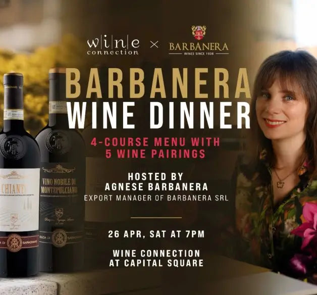 Barbanera Wine Dinner 26 April