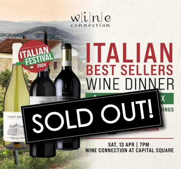 Italian Best Sellers Wine Dinner