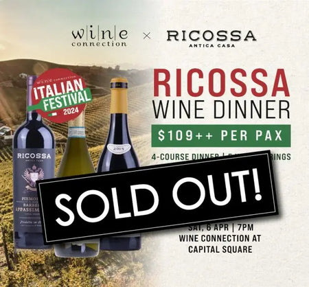 Ricossa Wine Dinner – Wine Connection