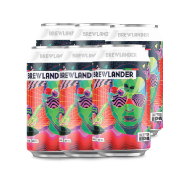 BREWLANDER - Inception IPA - Craft Beer - 6-pack