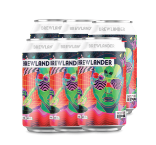BREWLANDER - Inception IPA - Craft Beer - 6-pack