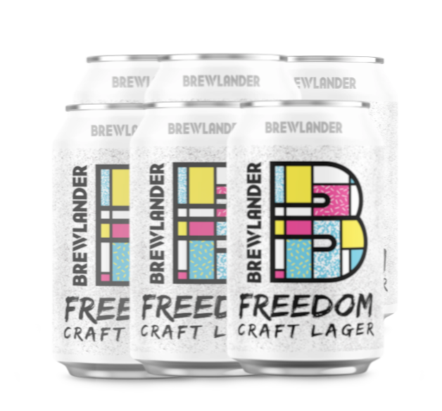 BREWLANDER - Freedom Lager - Craft Beer - 6 pack