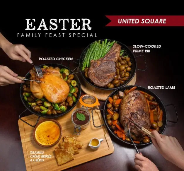Easter Family Feast at Wine Connection United Square Bistro