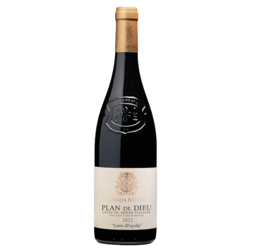 Gabriel Meffre "Plan De Dieu" 2022 - Gsm Cotes Du Rhone, Rhone Valley - France