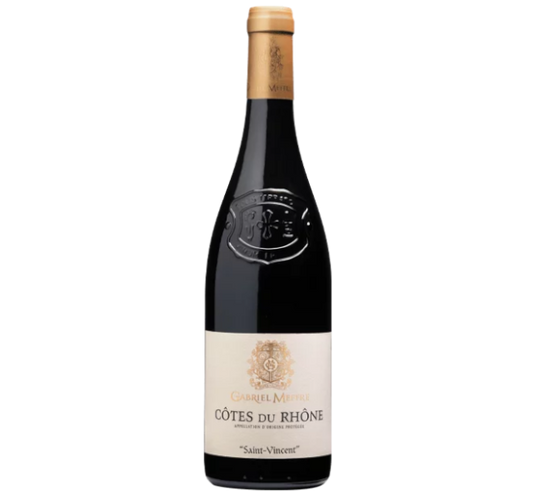 GABRIEL MEFFRE "Saint Vincent" 2023 -  Grenache, Syrah, Cinsault - Côtes du Rhône, Rhône Valley - France